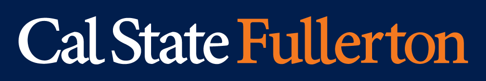 white and orange wordmark