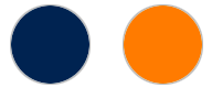 University blue and orange